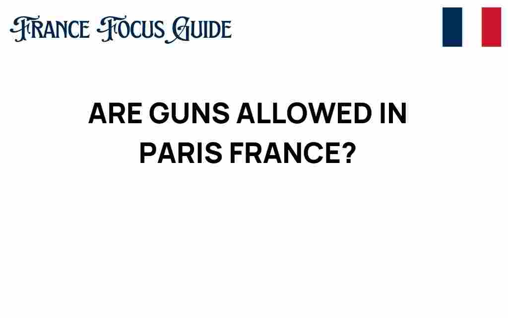 are-guns-allowed-in-paris-france