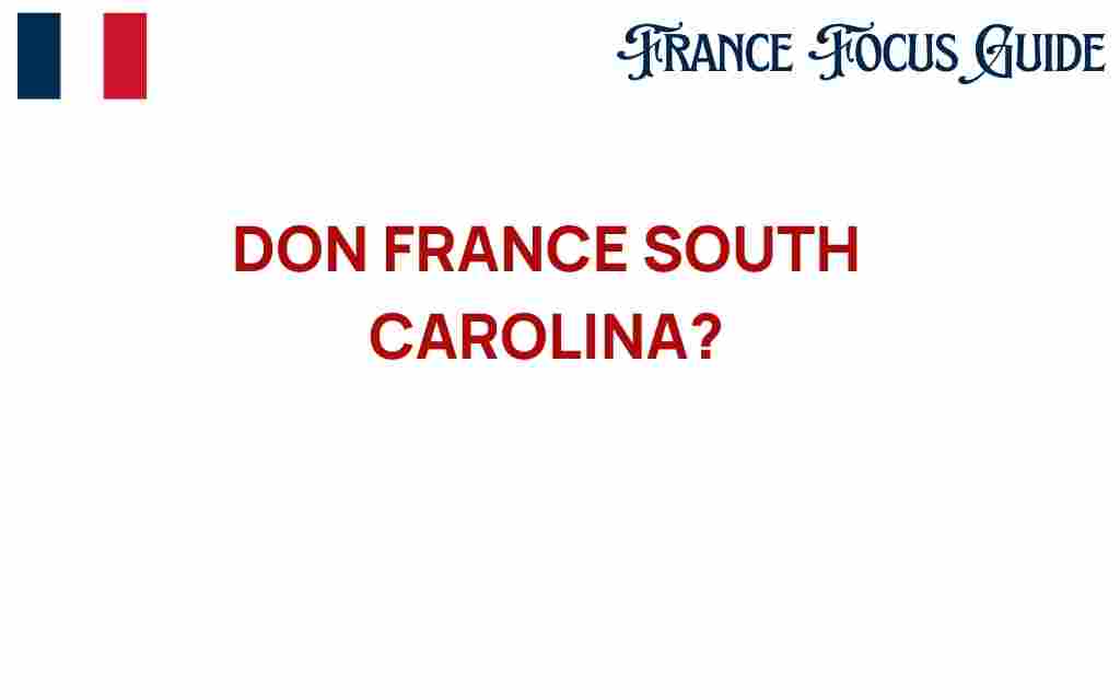 don-france-south-carolina