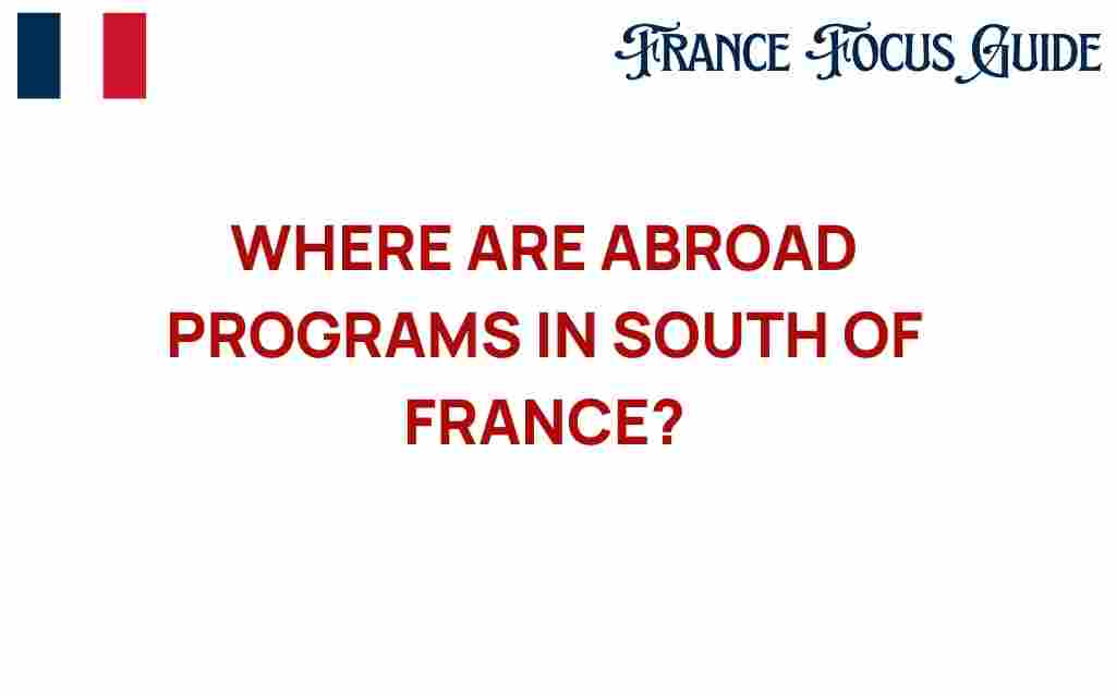abroad-programs-south-france