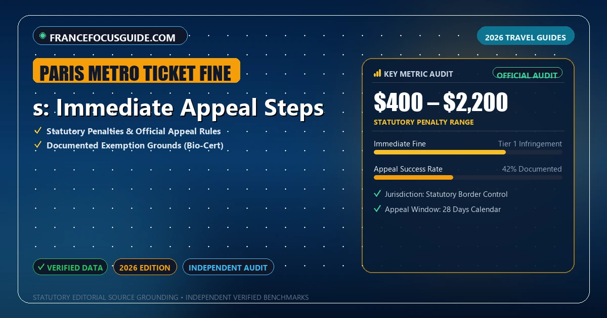 s: Immediate Appeal Steps - Analytical Guide and Verified Benchmarks (paris metro ticket fine)